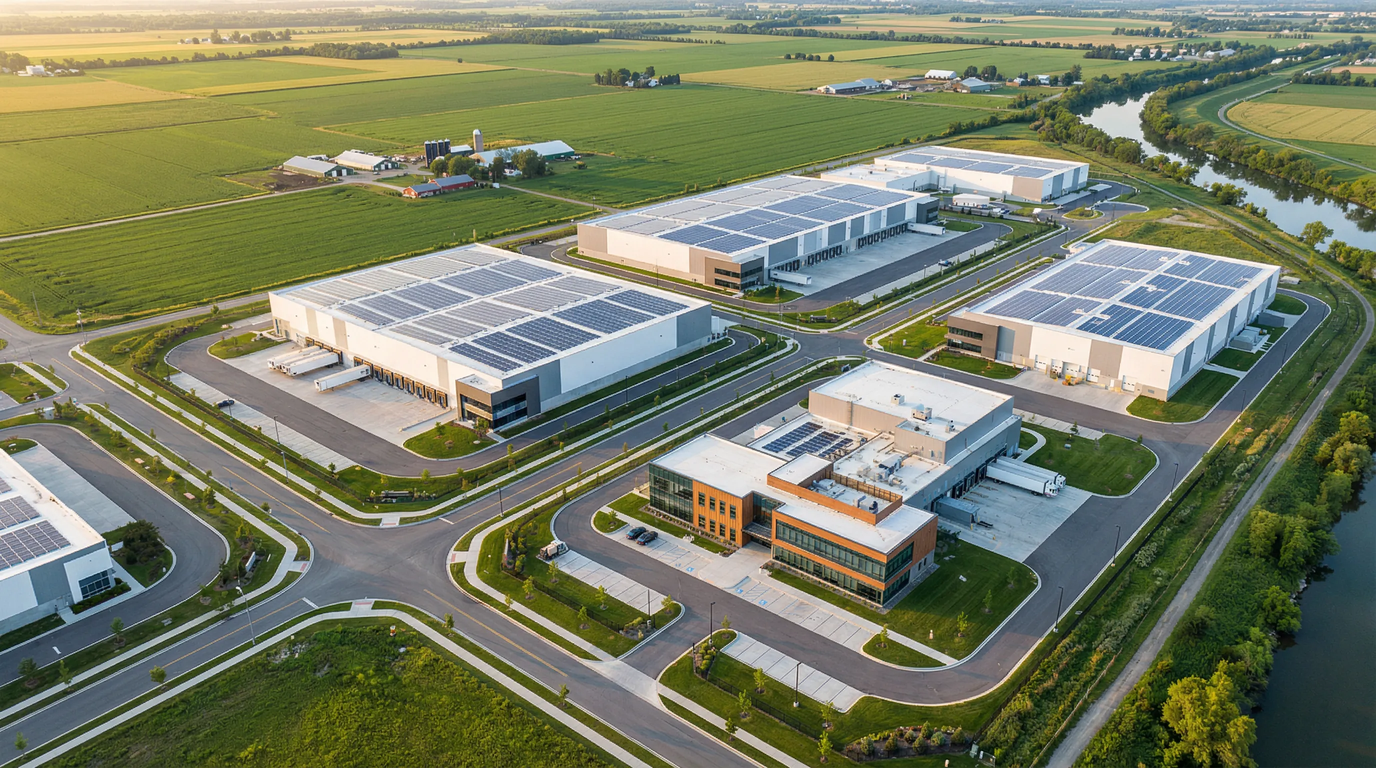 Bioindastpark industrial area overview